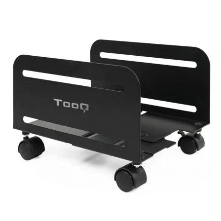 TOOQ Soporte metálico para CPU de suelo con ruedas UMCS0004-B TOOQ Soporte metálico para CPU de suelo con ruedas UMCS0004-B